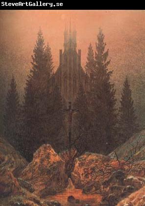 Caspar David Friedrich Cross in the Mountains (mk10)